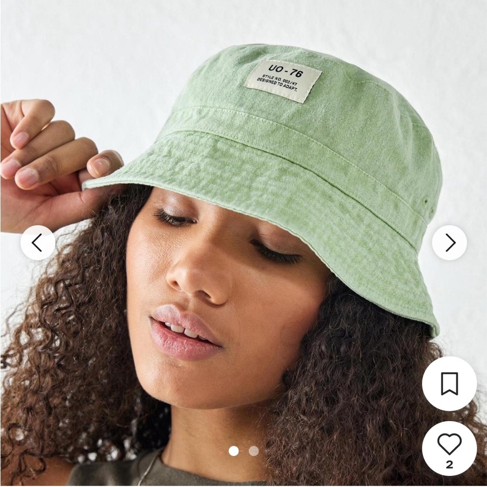 Urban Outfitters Pastel Green Bucket Hat